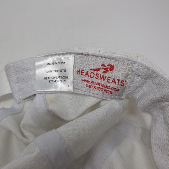 Resort To Rock Slideback 5 Panel Hat White One Size Outdoor Headsweats - Picture 9 of 9